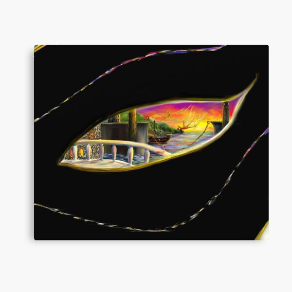 Through My Right Eye Canvas Print