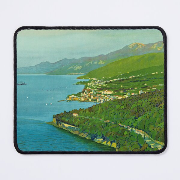 Item preview, Vintage Travel Poster - ABBAZIA / ITALY. 1920. LEOPOLDO METLICOVITZ designed and sold by Gin  Neko.