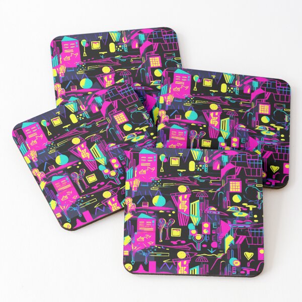 Item preview, Neon Streets Abstraction designed and sold by TheHellSong.