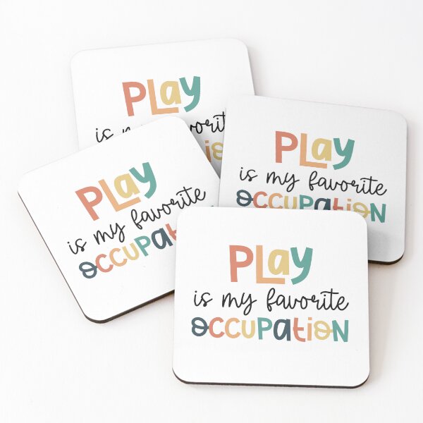 Item preview, Copy of Play is my Favorite Occupation - Muted Rainbow designed and sold by meandmissb.