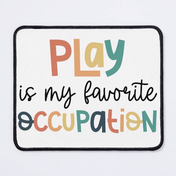 Item preview, Copy of Play is my Favorite Occupation - Muted Rainbow designed and sold by meandmissb.