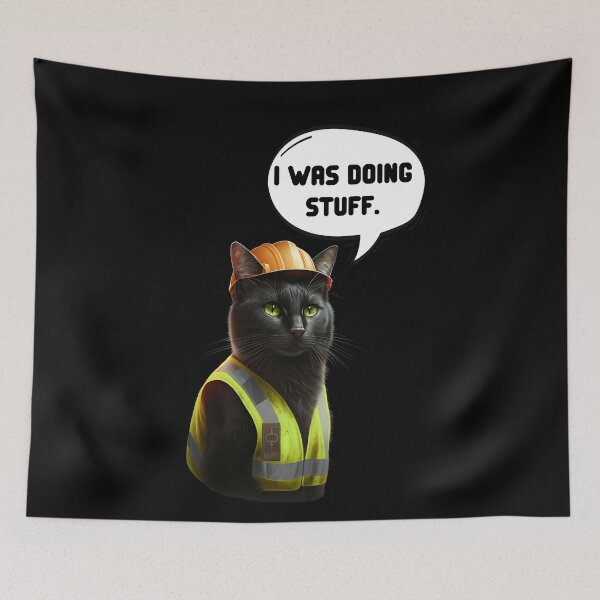 Item preview, I Was Doing Stuff  designed and sold by PlayfulPrint.