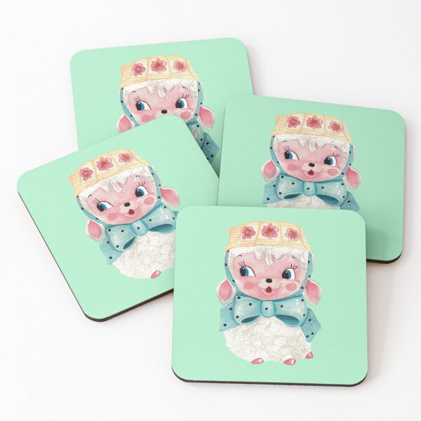 Item preview, Sweetest Vintage Lamb designed and sold by The kitschy Citrus.