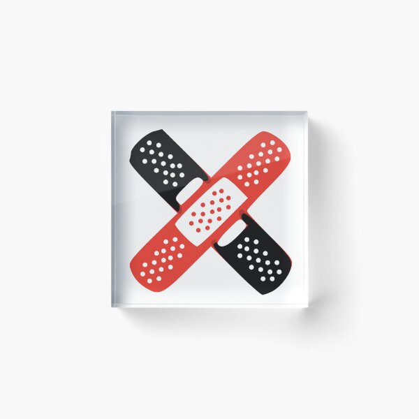Pharmacy Theatre Bandaid Logo Acrylic Block