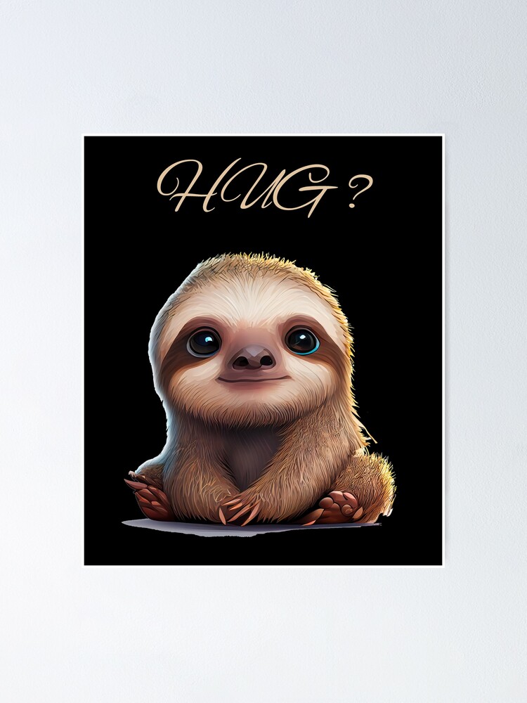 Free Shipping Worldwide - Yoga Mat Gift Idea - Cute Sloth - Thick