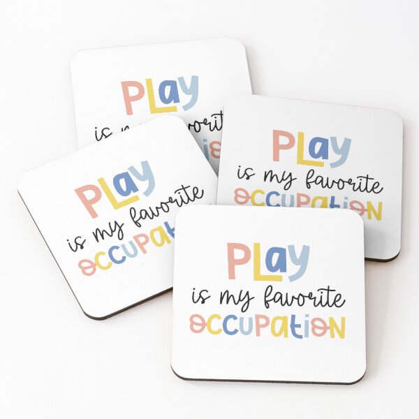 Item preview, Play is my Favorite Occupation - Spring colors designed and sold by meandmissb.