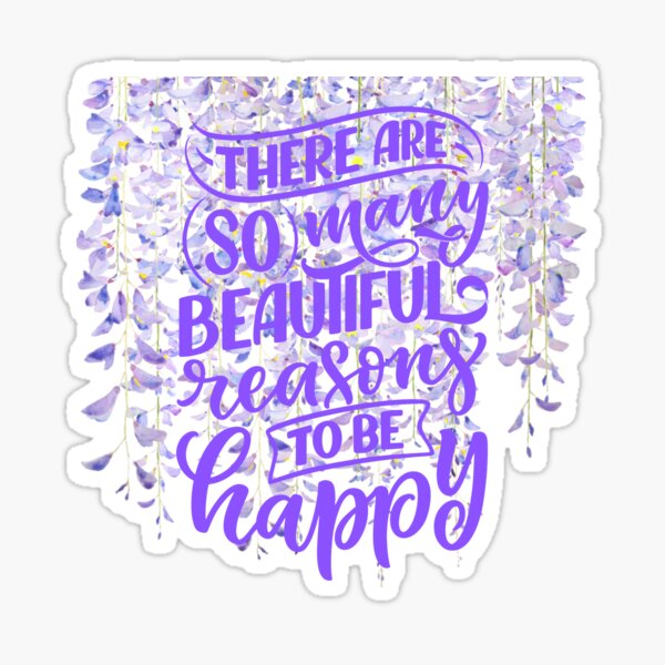 So Many Seasons to be Happy designs Sticker