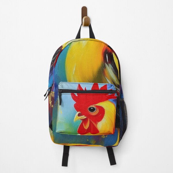 Item preview, Watercolor rooster with touches of yellow designed and sold by TUMBAJULCA.