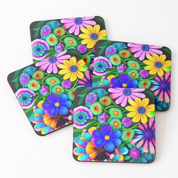 Item preview, Abstract Flower, Trippy Design, Abstract Fractal Flowers, not a lot going on at the moment, vibrant floral, bright colors, 3D art, best selling phone cases, psychedelic art, retro, modern art designed and sold by CapturedByeJ.