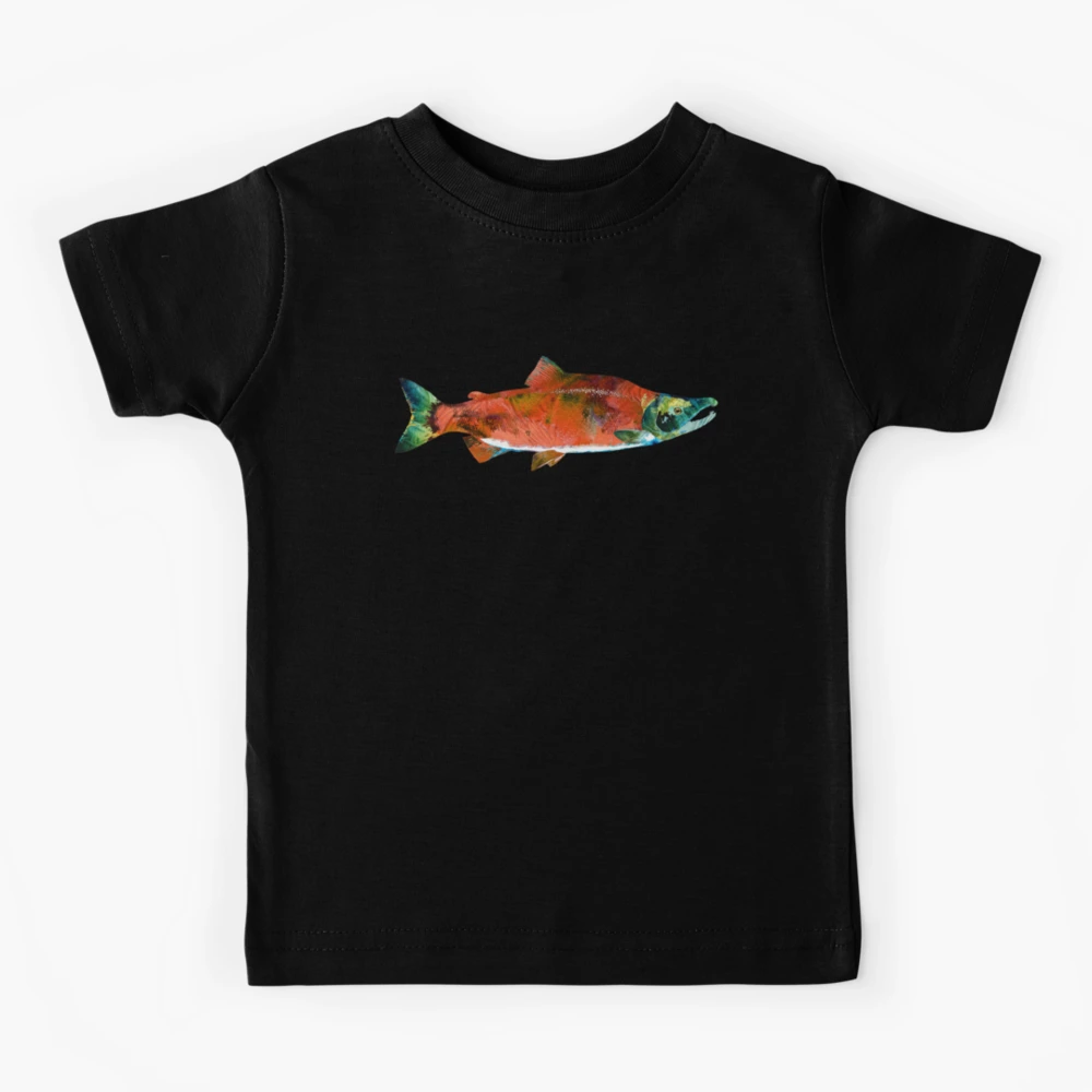 Salmon Slayer Salmon Fishing' Kid's Organic T-Shirt