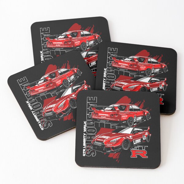 Item preview, Nissan Silhouette GT-R Liberty Walk Skyline Racing Car designed and sold by halleinstyle.