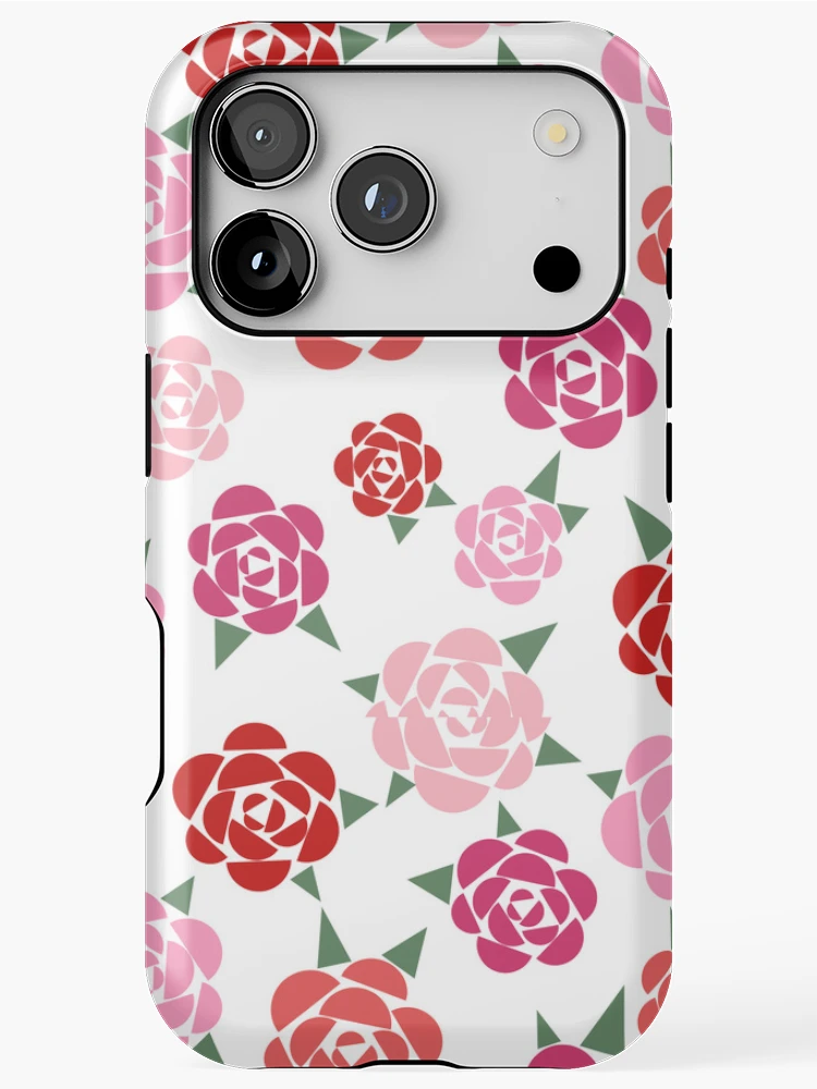 Thumbnail 1 of 4, iPhone Case, Geometric Roses designed and sold by ebcameron.