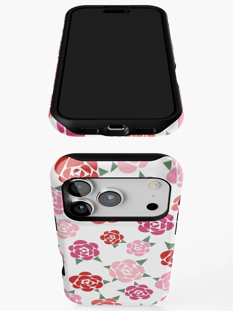 Thumbnail 3 of 4, iPhone Case, Geometric Roses designed and sold by ebcameron.