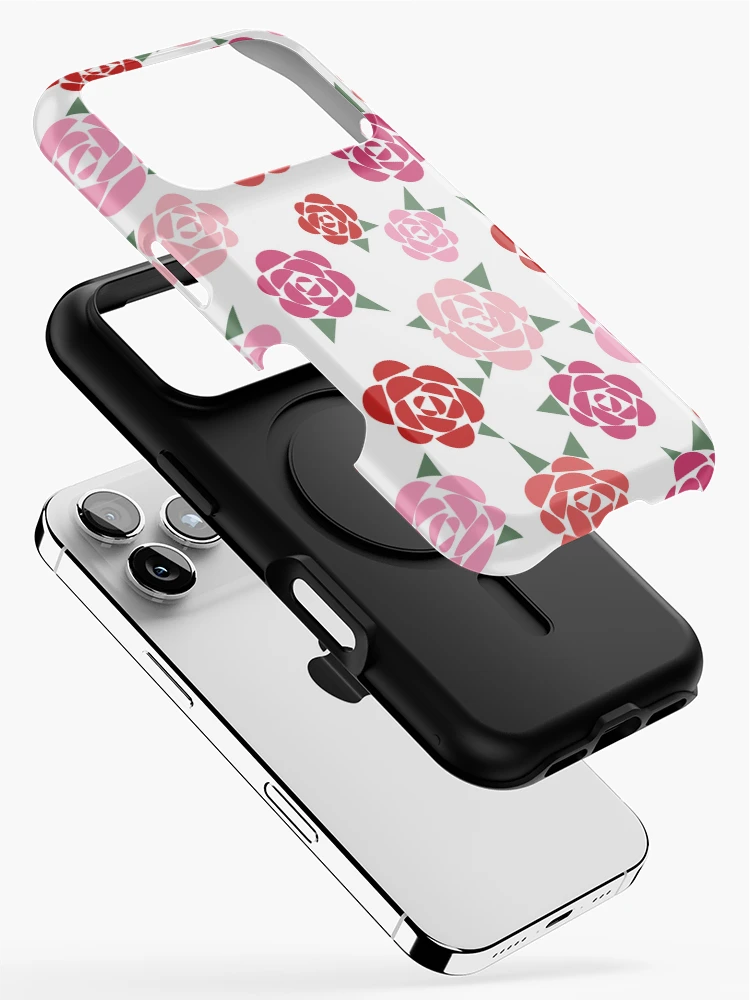 Thumbnail 2 of 4, iPhone Case, Geometric Roses designed and sold by ebcameron.