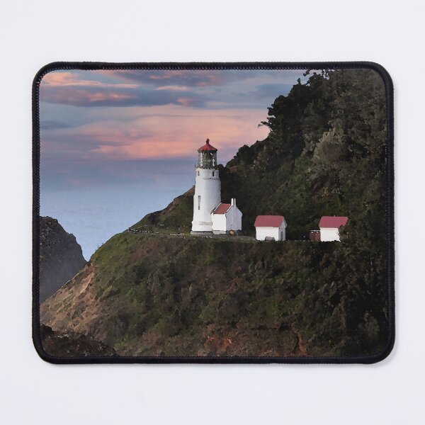 Item preview, Heceda Head Lighthouse Watercolor designed and sold by KirtTisdale.