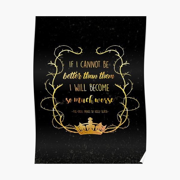 Citation livresque - Le prince cruel (Holly Black) Poster