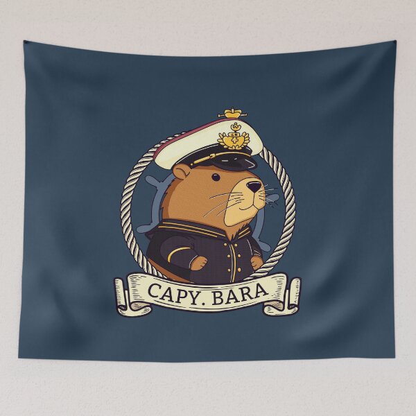 Item preview, Captain Bara Capy. Bara designed and sold by Give Me that Pencil.