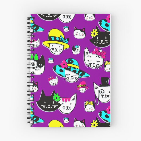 Item preview, cute cats hats funny purple  designed and sold by Gossip Rag.