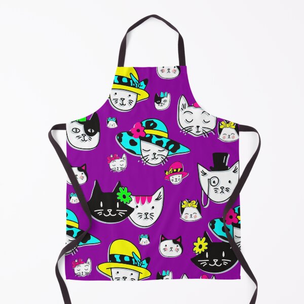 Item preview, cute cats hats funny purple  designed and sold by Gossip Rag.