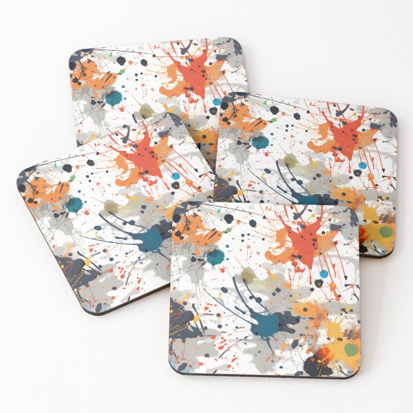 Item preview, Color Explosion Paint Splatter Pattern 1 designed and sold by OOSDesigns.