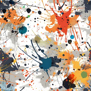 Artwork thumbnail, Color Explosion Paint Splatter Pattern 1 by OOSDesigns