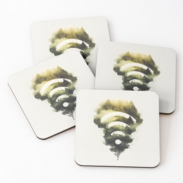 Item preview, Double Exposure WiFi Sign designed and sold by dotperinchart.