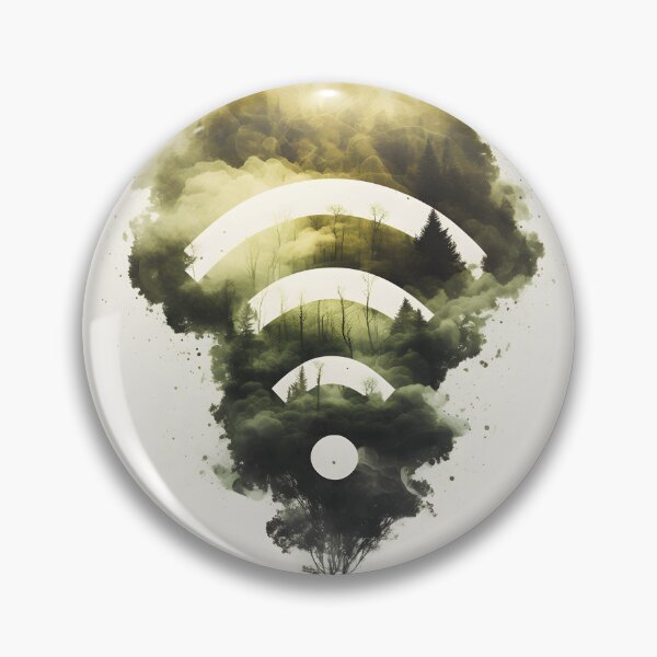 Artikelvorschau, Double Exposure WiFi Sign entworfen und verkauft von dotperinchart.