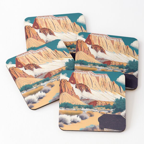 Item preview, Capitol Reef National Park Scandinavian Folk Art Style designed and sold by PikoApparel.