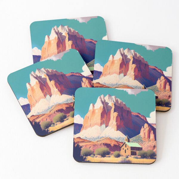 Item preview, Capitol Reef National Park Scandinavian Folk Art Style designed and sold by PikoApparel.