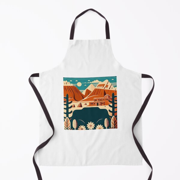 Item preview, Capitol Reef National Park Scandinavian Folk Art Style designed and sold by PikoApparel.
