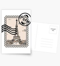 Paris Stamp Postcards