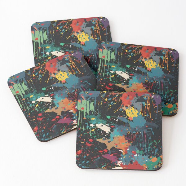 Item preview, Color Explosion Paint Splatter Pattern 4 designed and sold by OOSDesigns.
