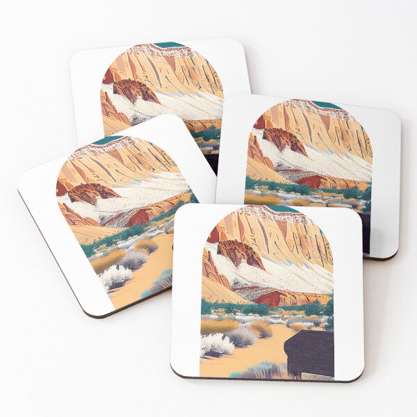 Item preview, Capitol Reef National Park Scandinavian Folk Art Style Arch designed and sold by PikoApparel.