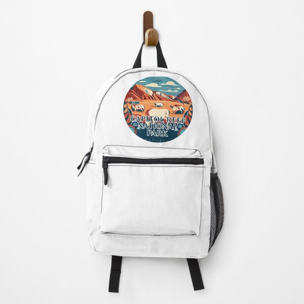 Item preview, Capitol Reef National Park Scandinavian Folk Art Style Circle designed and sold by PikoApparel.
