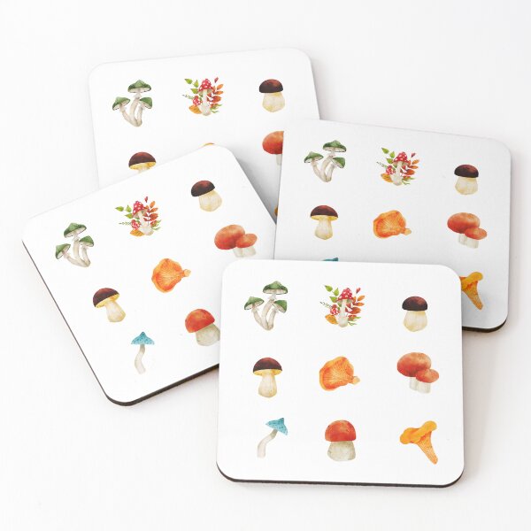 Item preview, Colorful Wild Mushrooms  designed and sold by silviaol.