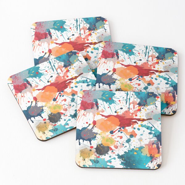 Aperçu de l'œuvre Motif d'éclaboussure de peinture d'explosion de couleur 5 créée et vendue par OOSDesigns.