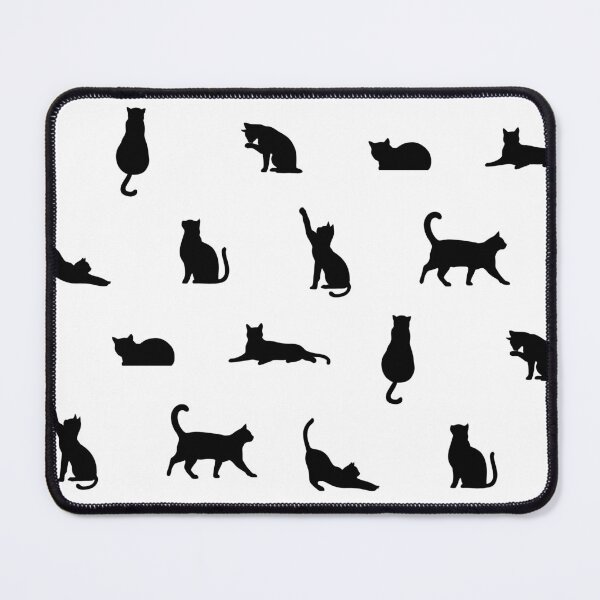 Item preview, Cat silhouette pattern. designed and sold by Nyctophiles.