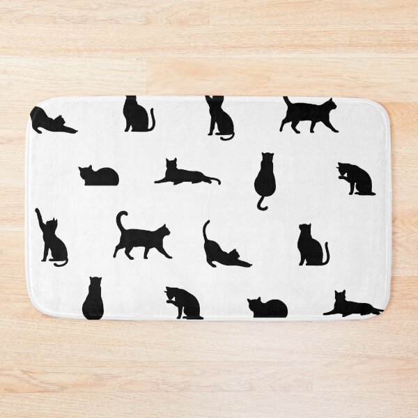 Item preview, Cat silhouette pattern.  designed and sold by Nyctophiles.
