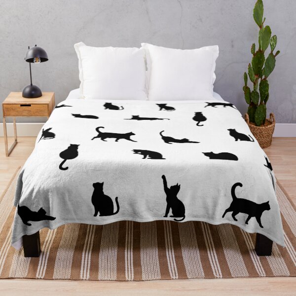 Item preview, Cat silhouette pattern.  designed and sold by Nyctophiles.