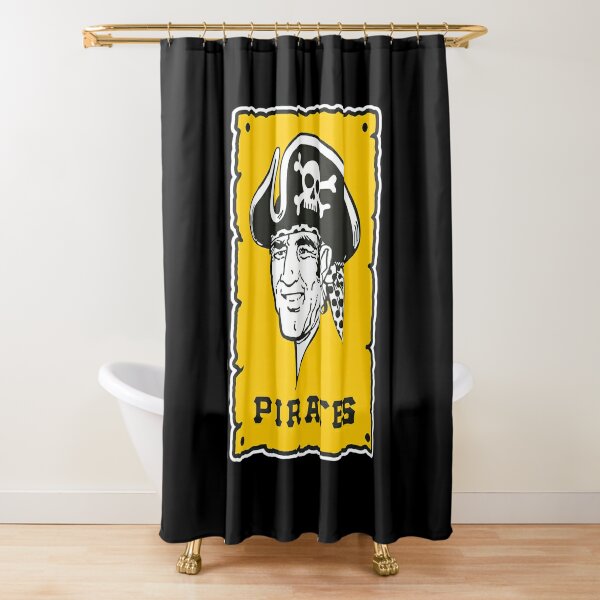1952 Pittsburgh Pirates Vintage Baseball Art Shower Curtain