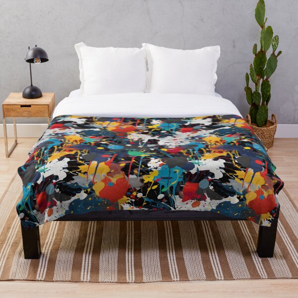 Aperçu de l'œuvre Motif d'éclaboussure de peinture d'explosion de couleur 7 créée et vendue par OOSDesigns.