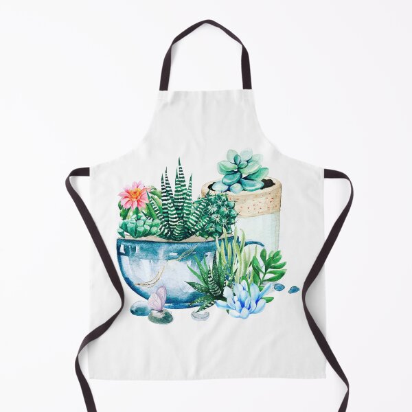 Item preview, Watercolor Succulent Plants in the Pots designed and sold by silviaol.