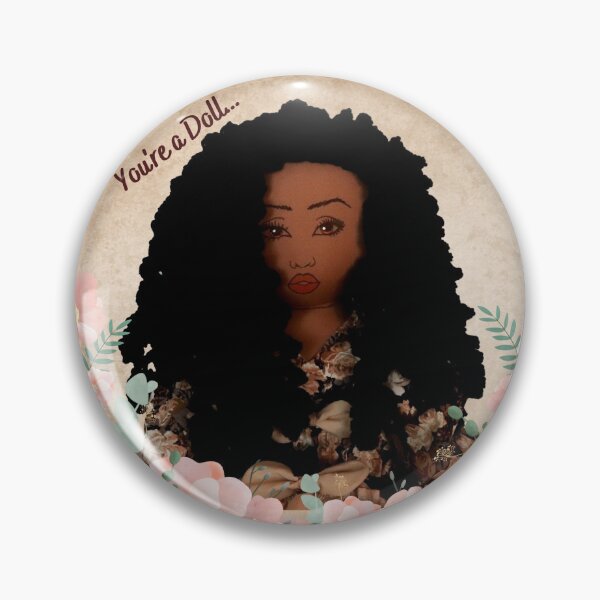 Item preview, You're a Doll (Pink Flower Bed) designed and sold by Blaqworldollart.