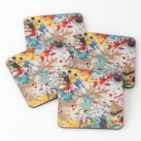 Item preview, Color Explosion Paint Splatter Pattern 8 designed and sold by OOSDesigns.