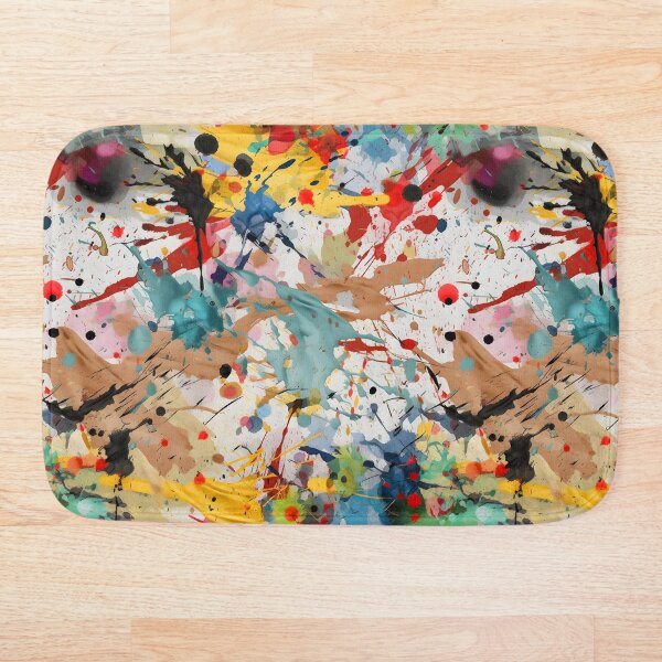 Aperçu de l'œuvre Motif d'éclaboussure de peinture d'explosion de couleur 8 créée et vendue par OOSDesigns.