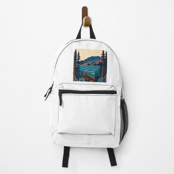 Item preview, Crater Lake National Park Scandinavian Folk Art Style designed and sold by PikoApparel.