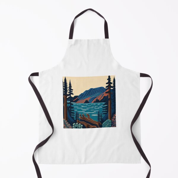 Item preview, Crater Lake National Park Scandinavian Folk Art Style designed and sold by PikoApparel.