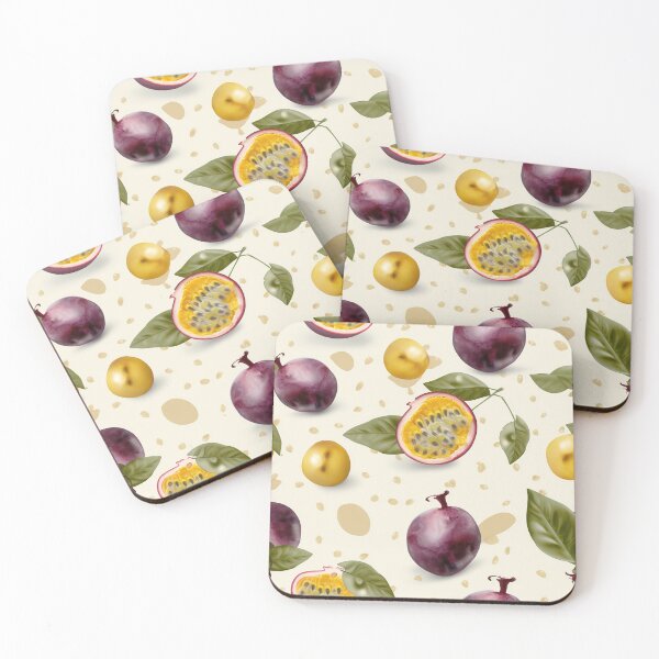 Item preview, Passionfruit Pattern designed and sold by FourEyesDesign.