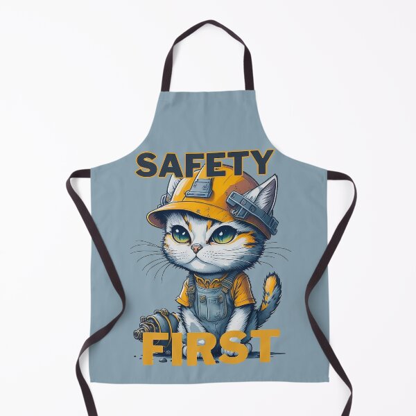 Item preview, hardhat-wearing cat - Safety first designed and sold by palpadin.