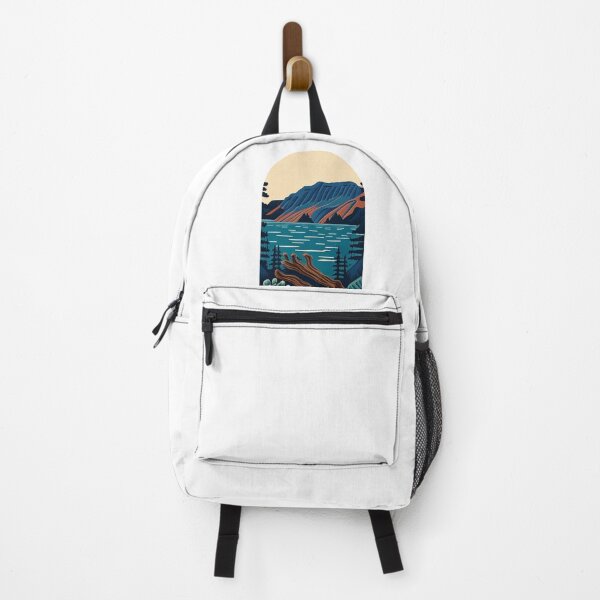 Item preview, Crater Lake National Park Scandinavian Folk Art Style Arch designed and sold by PikoApparel.